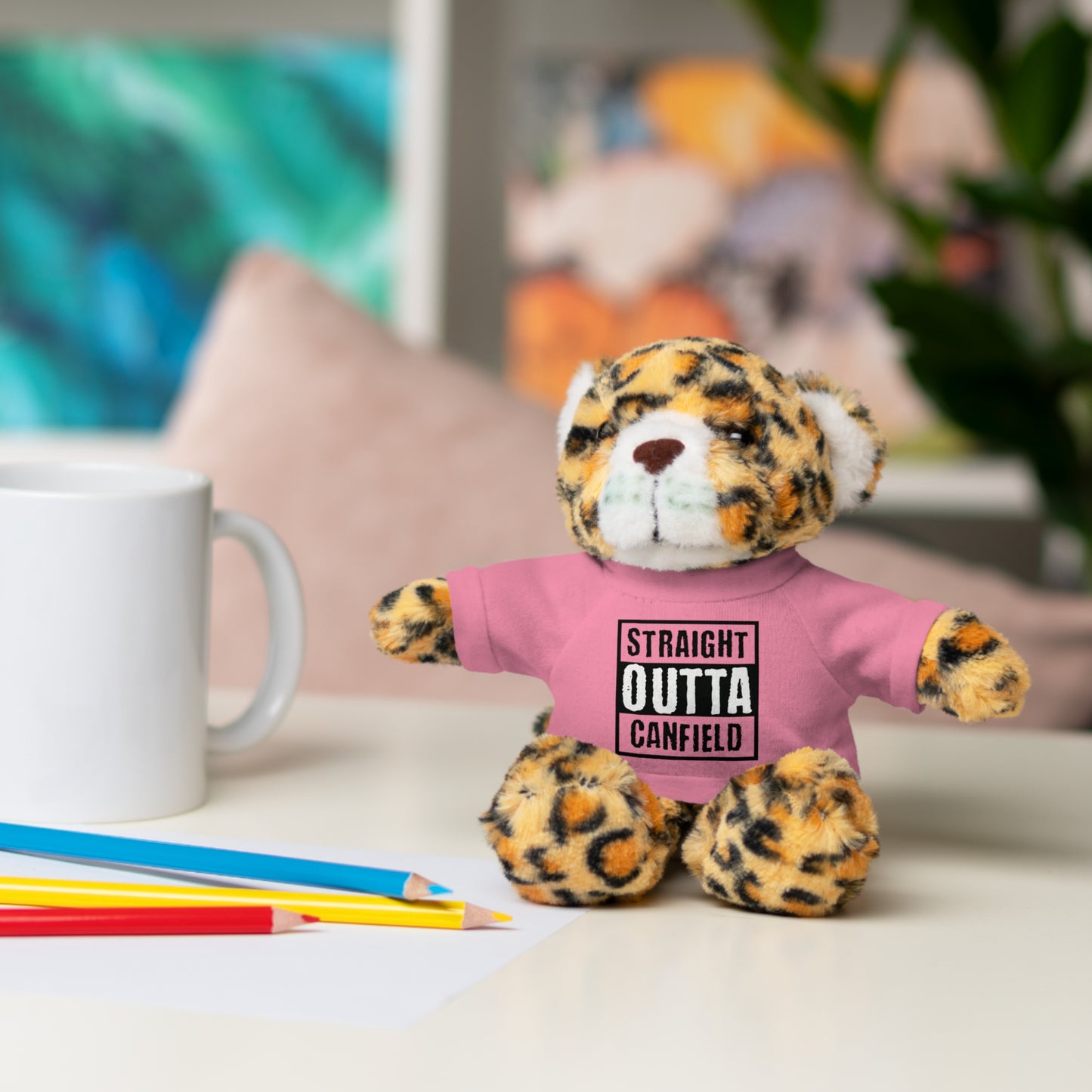 Stuffed Animals w/"Straight Outta Canfield" Tee