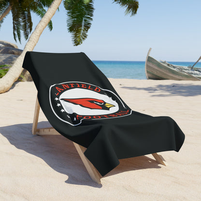 Canfield Football Badge Beach Towel