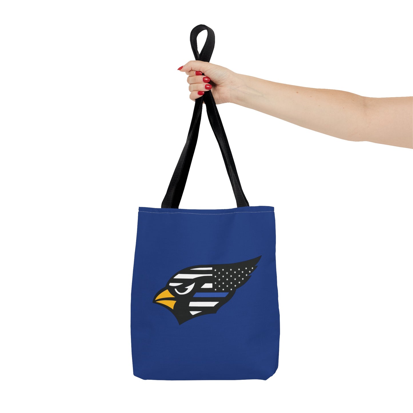 Canfield Tote Bag, Back-the-Blue Cardinal & Black "C"