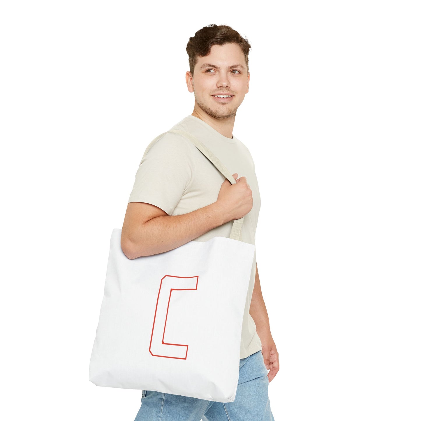 Canfield Football Tote Bag, Badge & White "C"