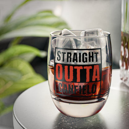 "Straight Outta Canfield" Whiskey Glass, 6 oz.