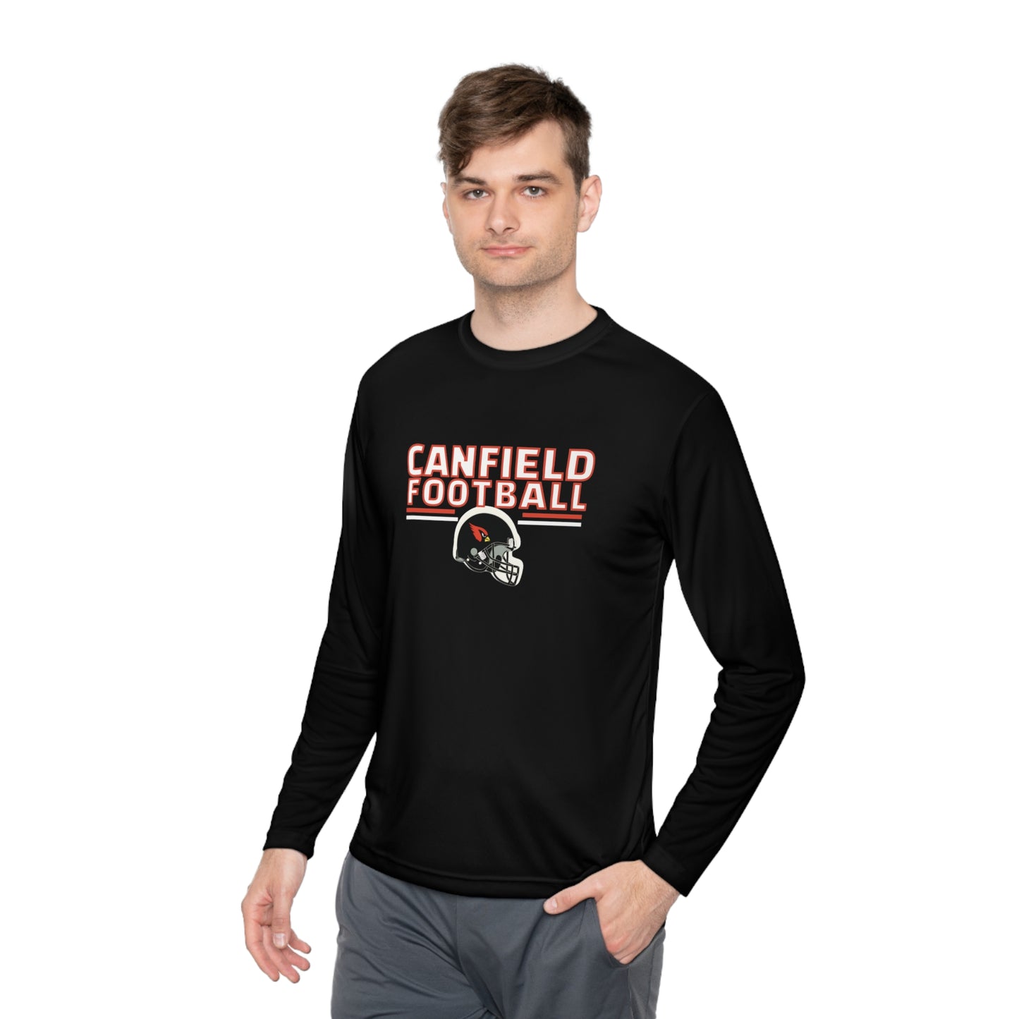 Canfield Cardinals (Football), Moisture-Wicking Long Sleeve Tee