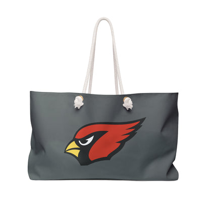 "Canfield Football" Weekender Bag, Red Cardinal