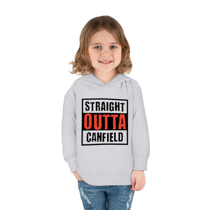 "Straight Outta Canfield, Toddler Pullover Fleece Hoodie