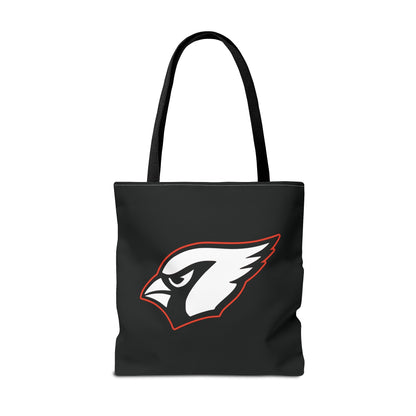 Tote Bag, White Canfield C w/White & Red Trim Cardinal