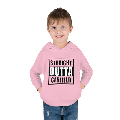 "Straight Outta Canfield, Toddler Pullover Fleece Hoodie