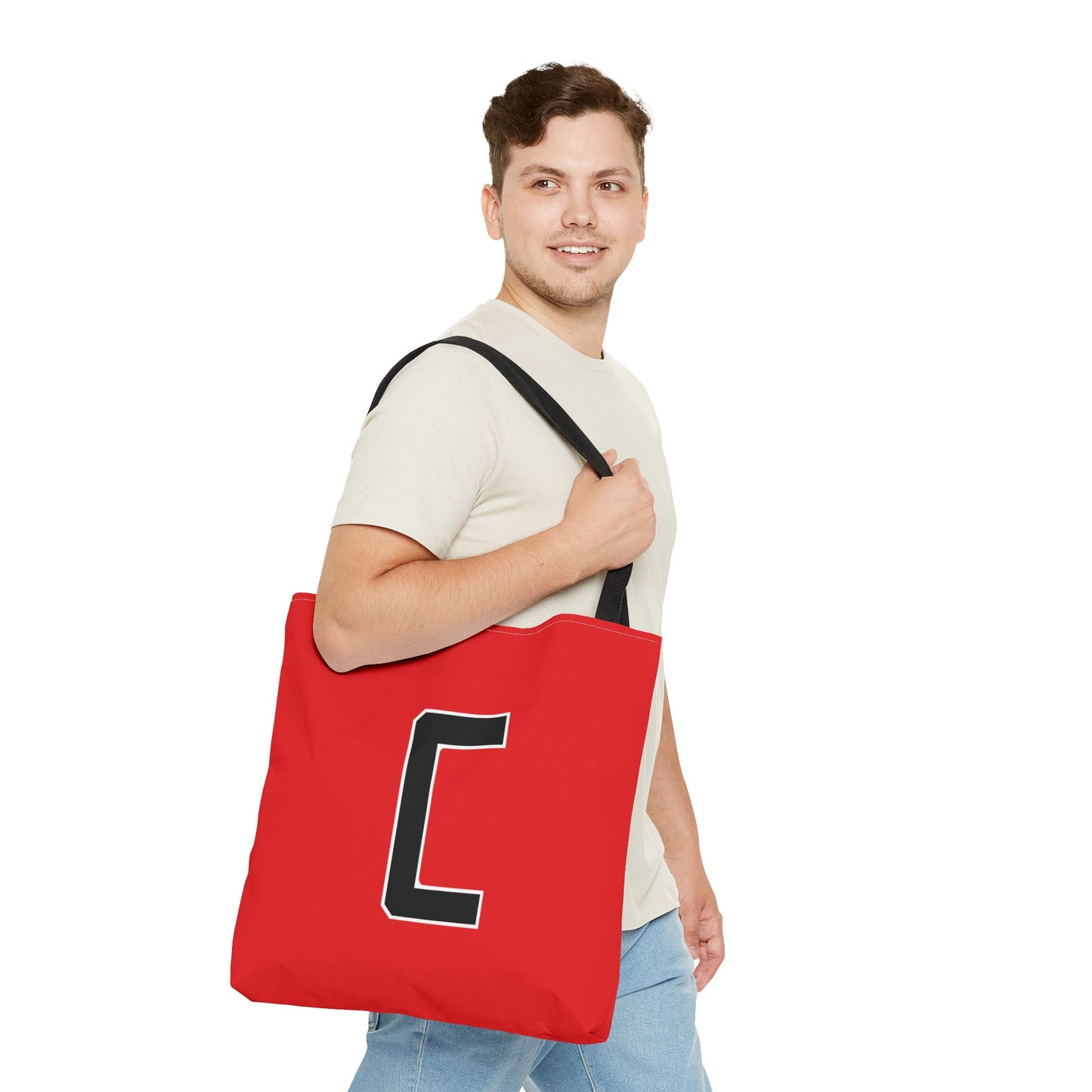 Canfield Football Tote Bag, Badge & Black "C"