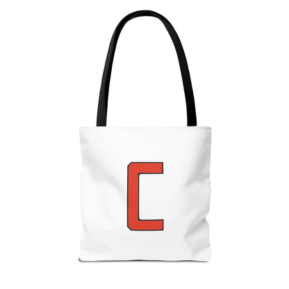 "Straight Outta Canfield" Tote Bag, Red "C"