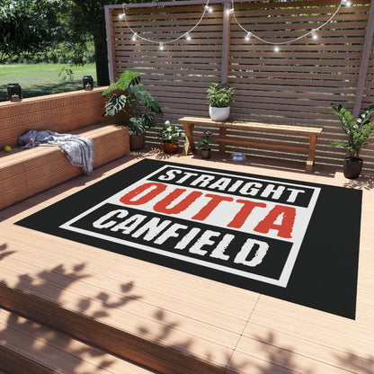 Outdoor Rug, "Straight Outta Canfield"