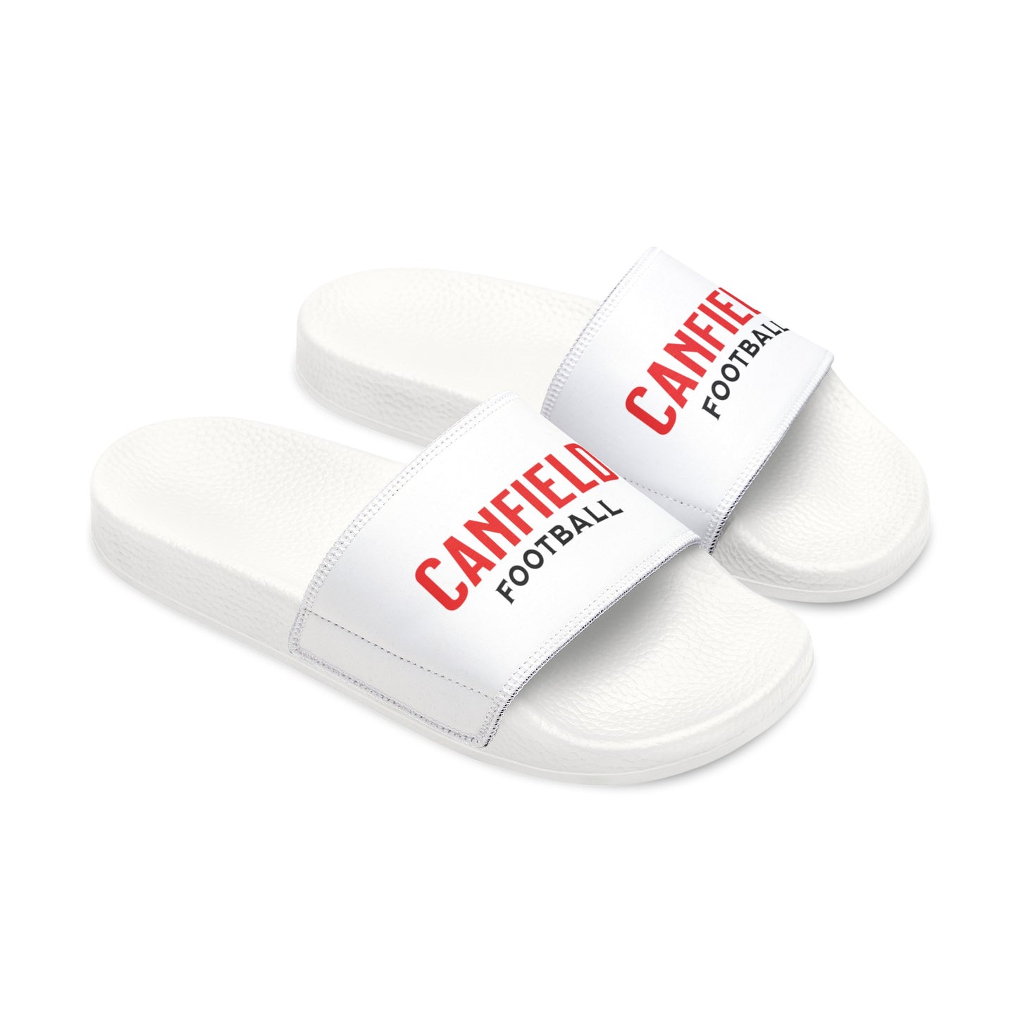 Men's Slide Sandals, "Canfield Football"