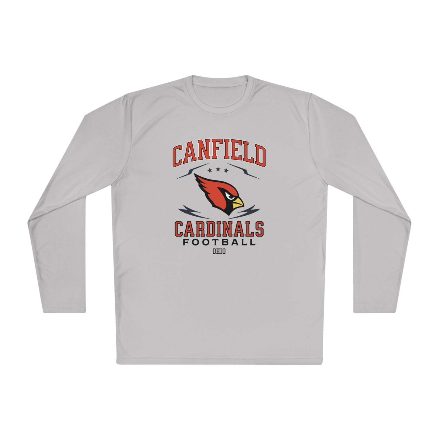 Canfield Cardinals (Football), Moisture-Wicking Long Sleeve Tee