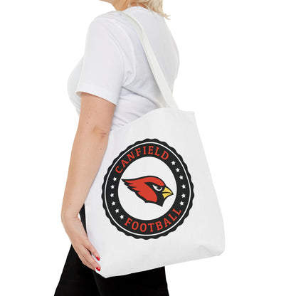 Canfield Football Tote Bag, Black "C"