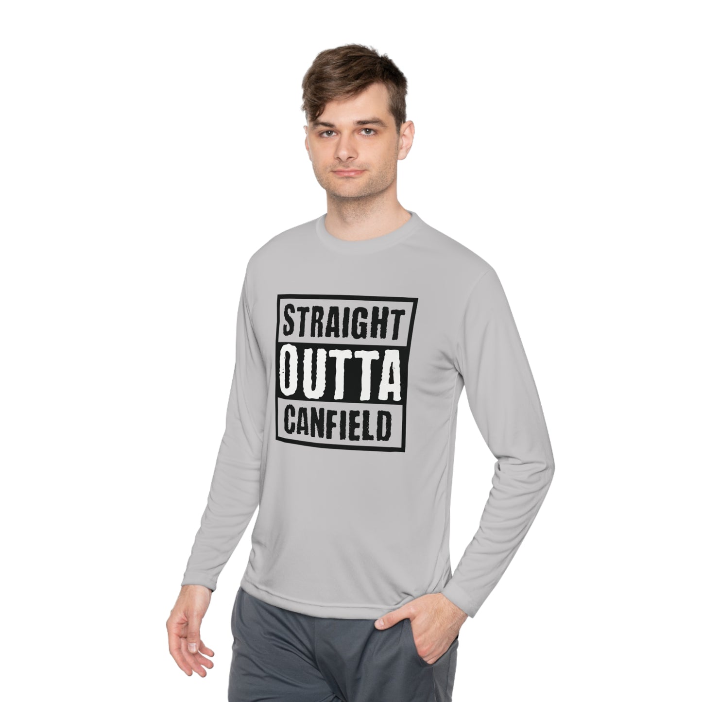 "Straight Outta Canfield",  Lightweight Long Sleeve Tee,