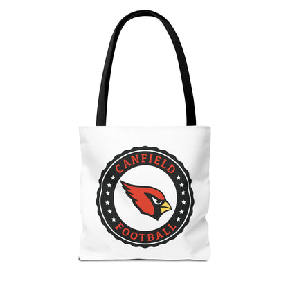 Canfield Football Tote Bag, Badge & White "C"