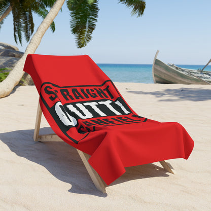 "Straight Outta Canfield" Beach Towel