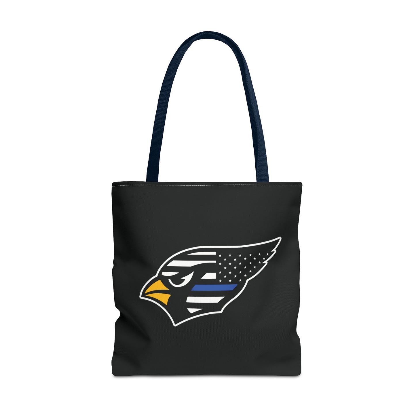 Canfield Tote Bag, Back-the-Blue Cardinal & Black "C"