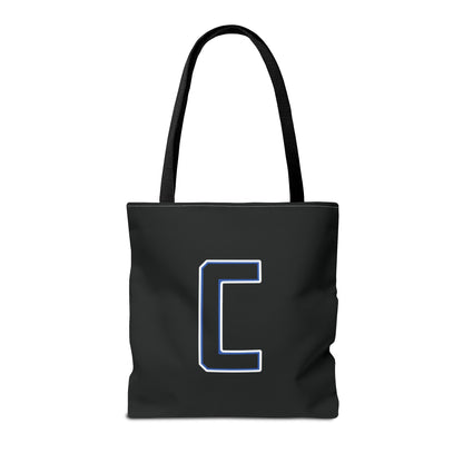 "Straight Outta Canfield" Tote Bag, Black "C"