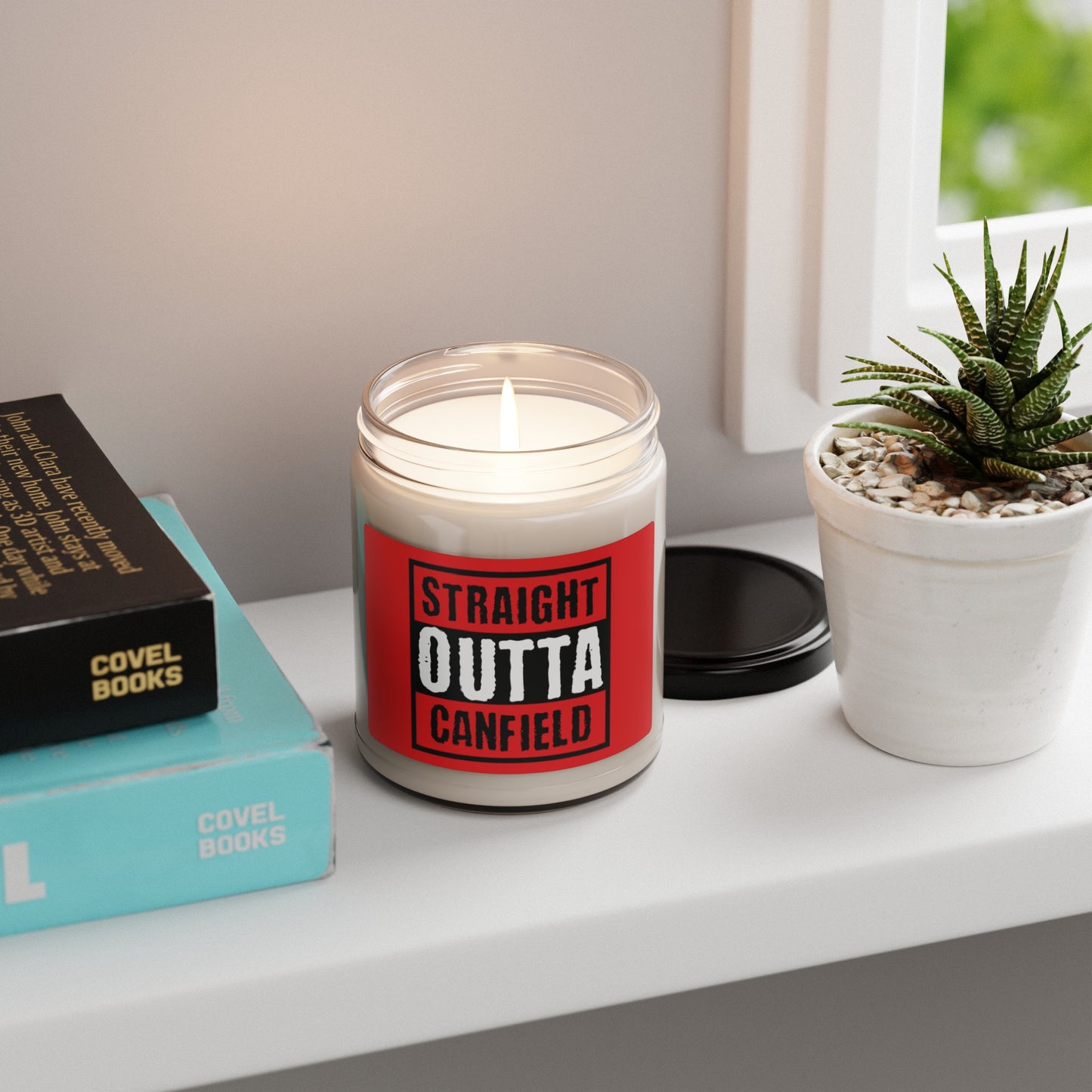 "Straight Outta Canfield", 9 oz. Scented Soy Candle