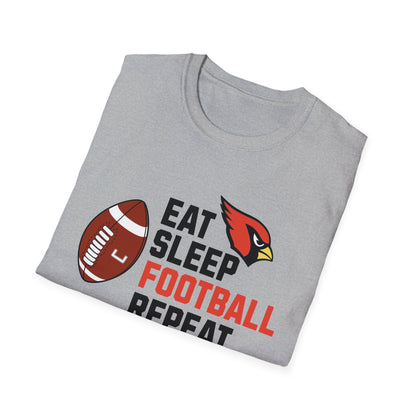 Eat, Sleep, Football, Softstyle T-Shirt