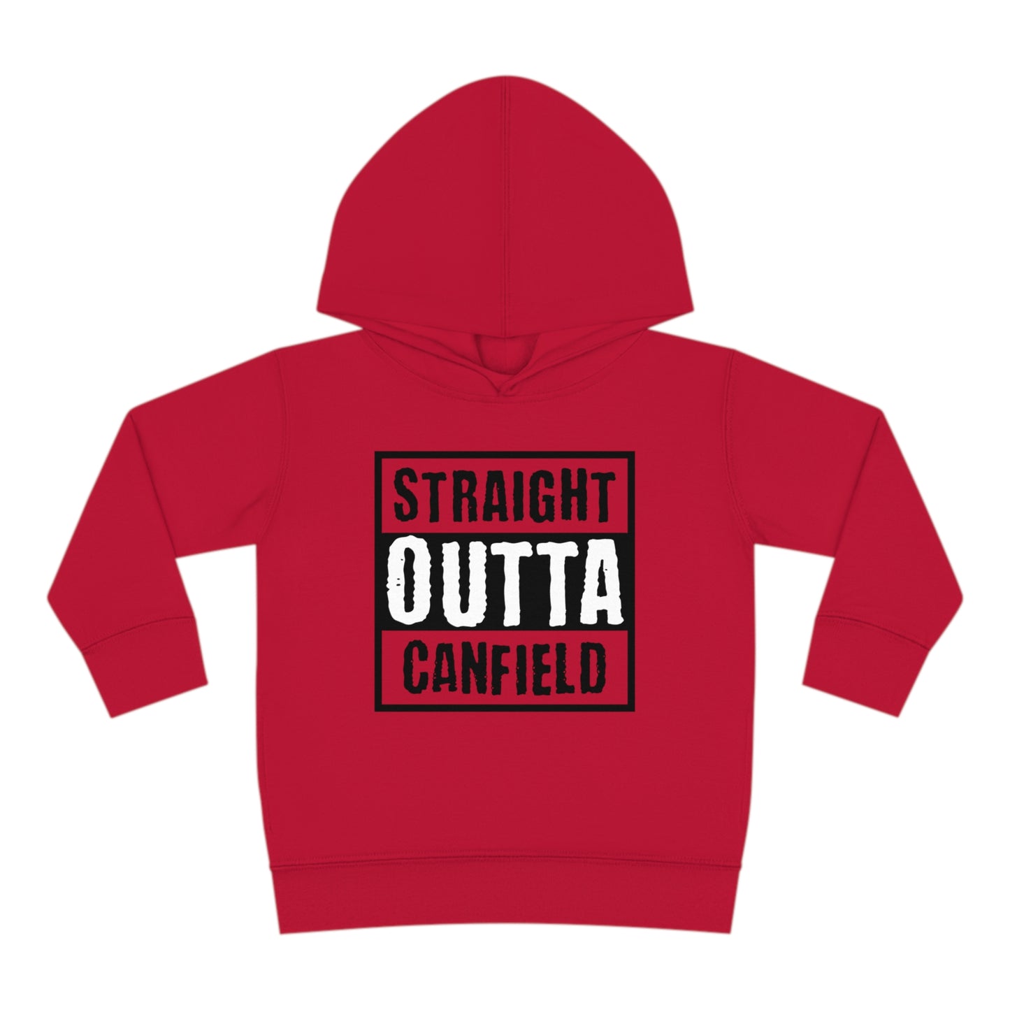 "Straight Outta Canfield, Toddler Pullover Fleece Hoodie