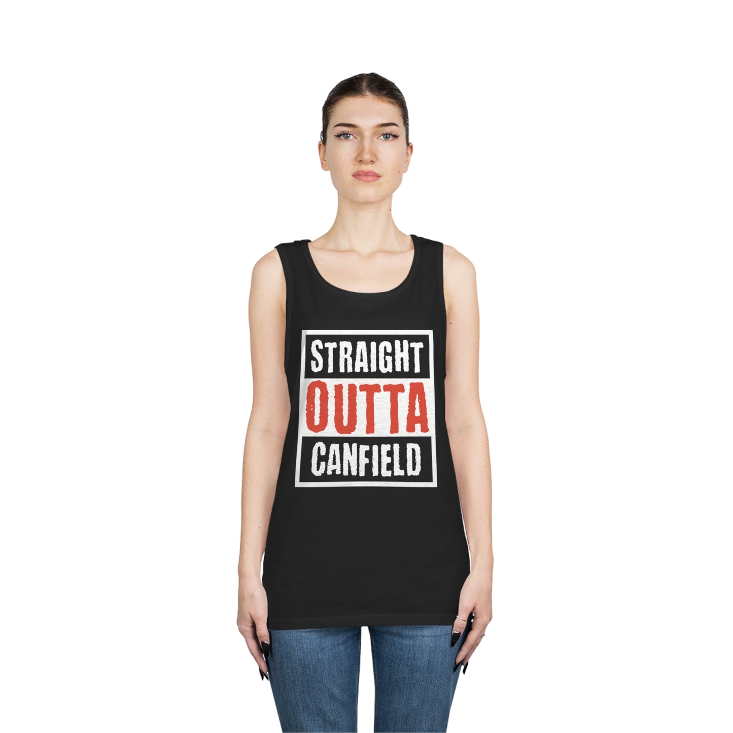 "Straight Outta Canfield" Heavy Cotton Tank Top