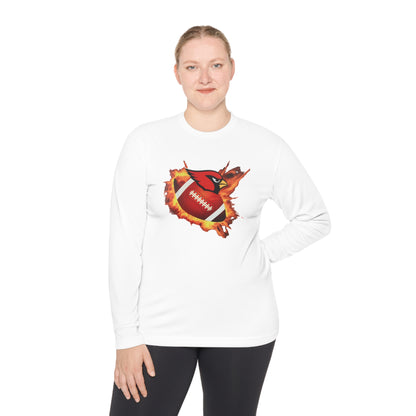 Canfield Football (Fire), Moisture-Wicking Long Sleeve Tee