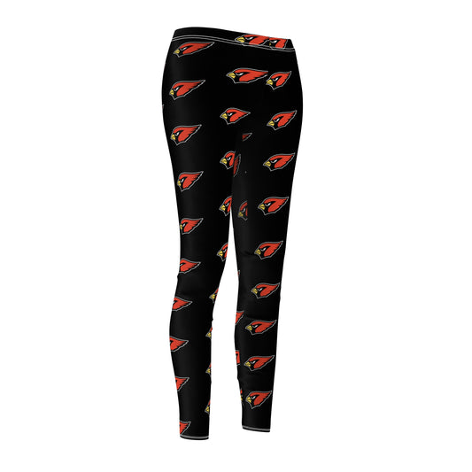 Women's Casual Leggings, Red Cardinal