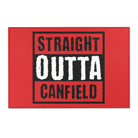 "Straight Outta Canfield" Area Rug