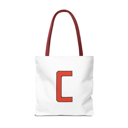 "Straight Outta Canfield" Tote Bag, Red "C"