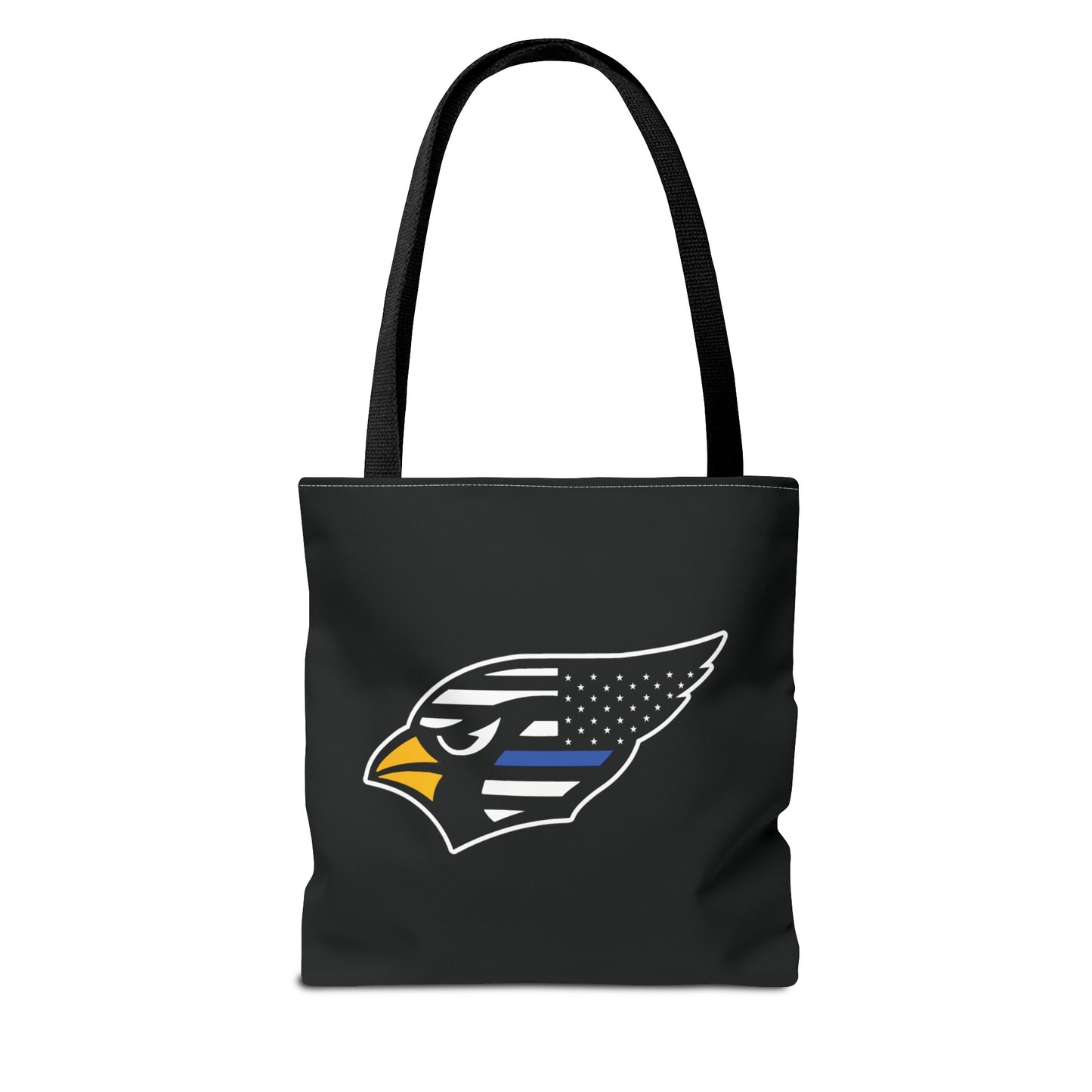 "Straight Outta Canfield" Tote Bag, Back-the-Blue Cardinal