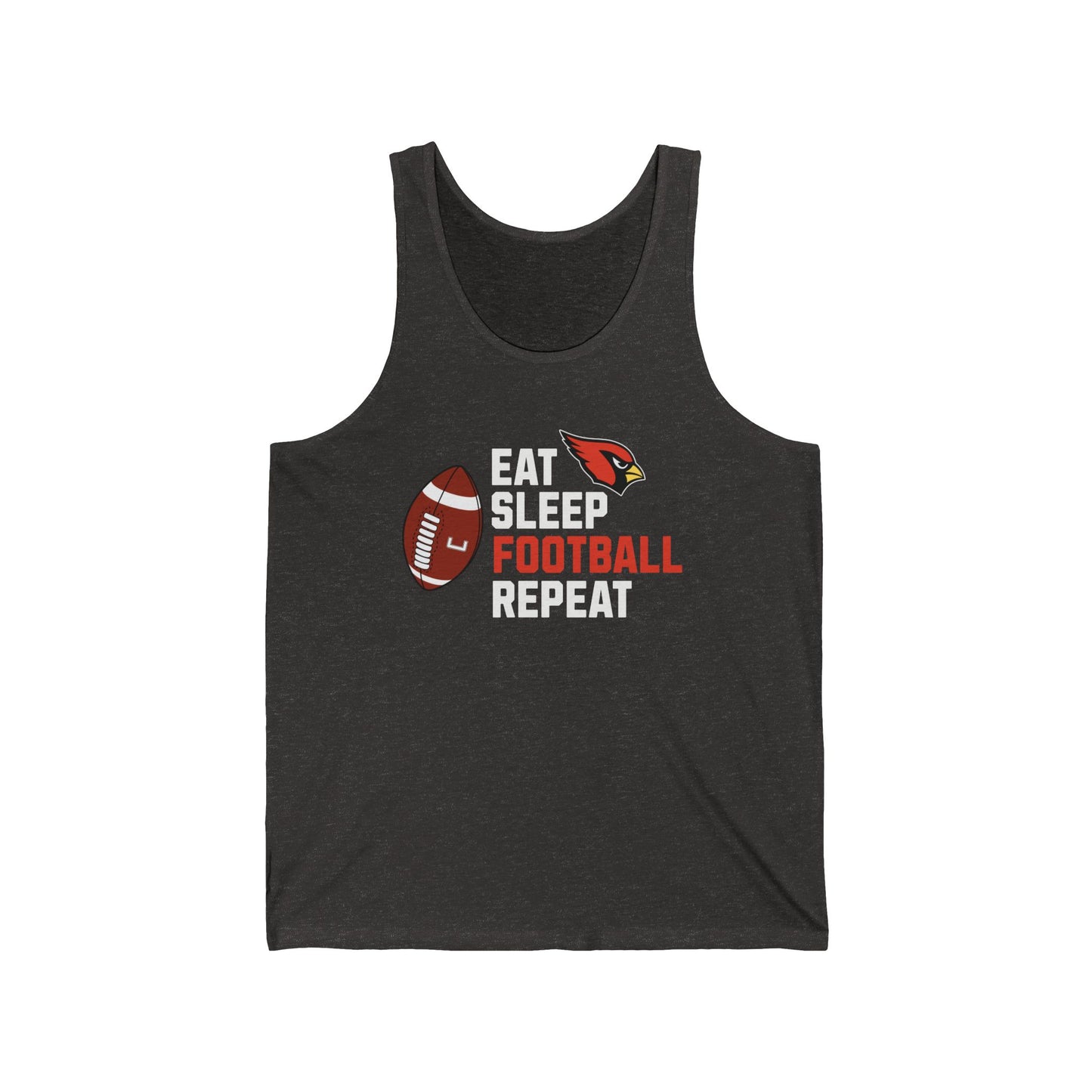 Eat, Sleep, Football, Jersey Tank