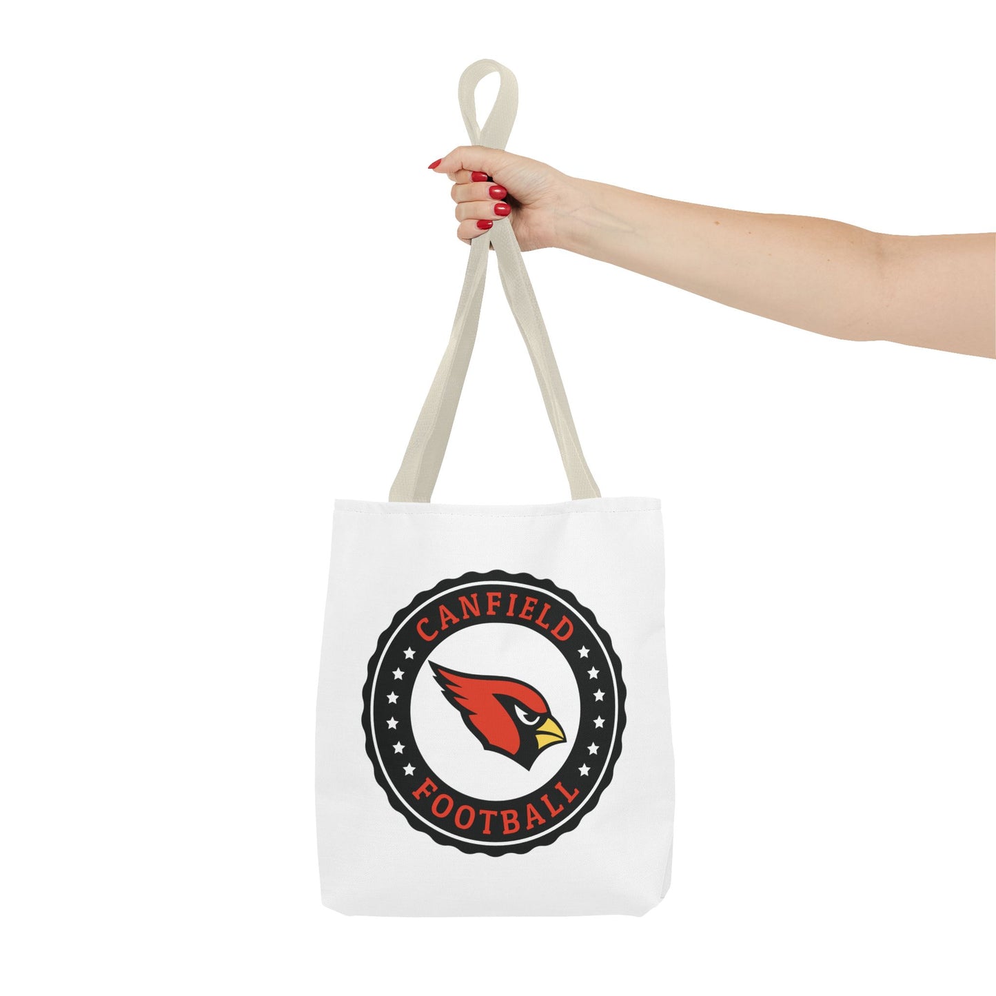 Canfield Football Tote Bag, Black "C"