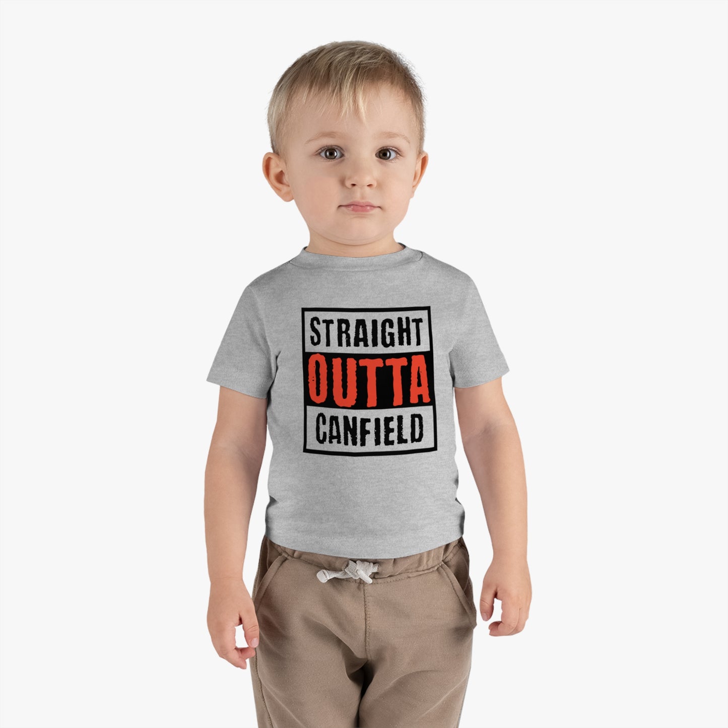 "Straight Outta Canfield" Infant Cotton Jersey Tee