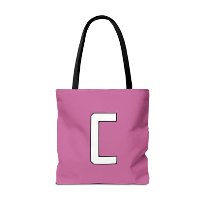 "Straight Outta Canfield" Tote Bag, White "C"