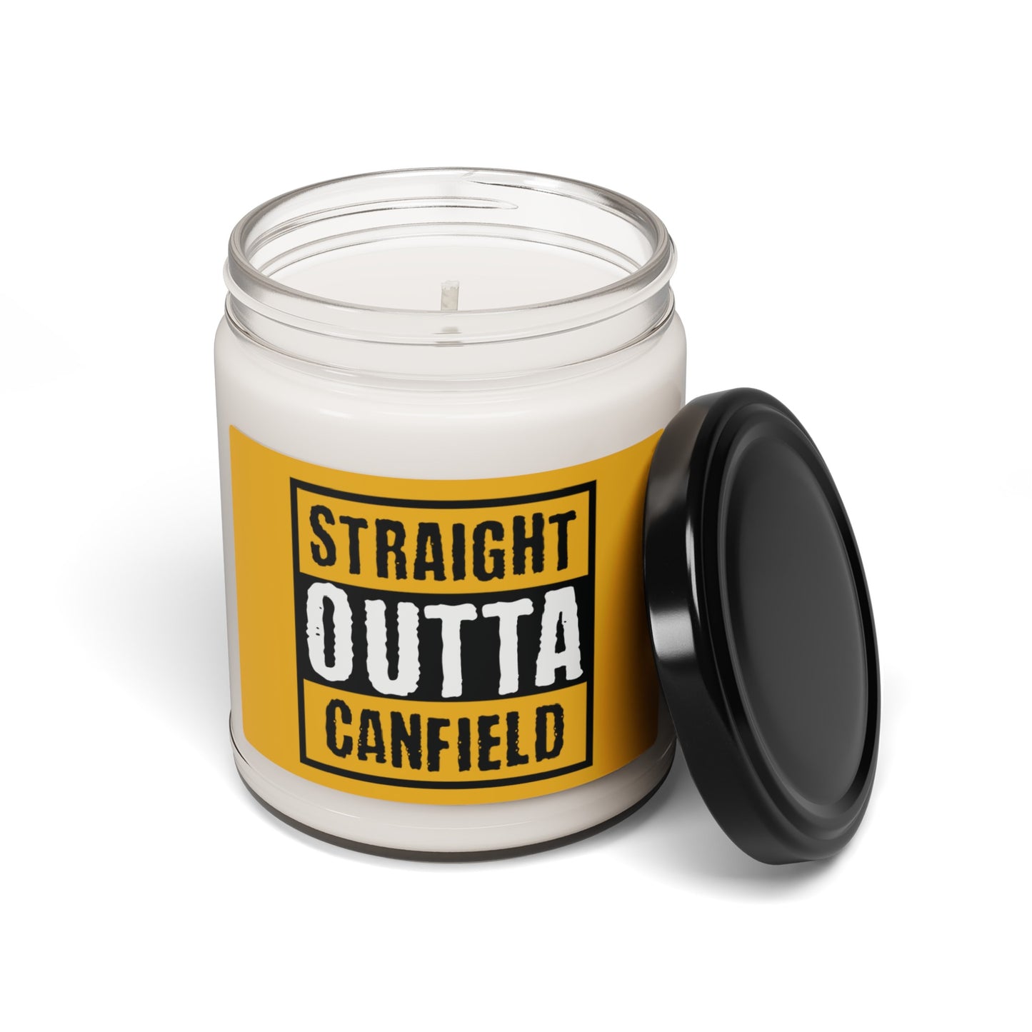 "Straight Outta Canfield", 9 oz. Scented Soy Candle