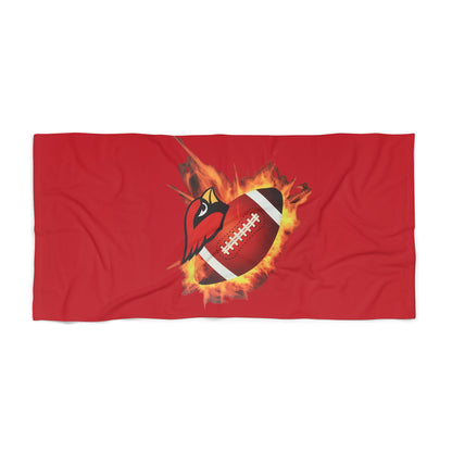 Canfield Football (Fire) Beach Towel