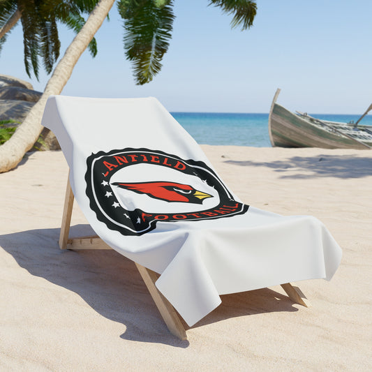 Canfield Football Badge Beach Towel