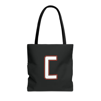 Canfield Football Tote Bag, Badge & White "C"