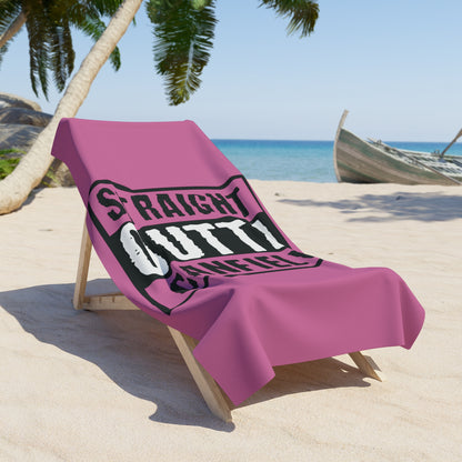 "Straight Outta Canfield" Beach Towel