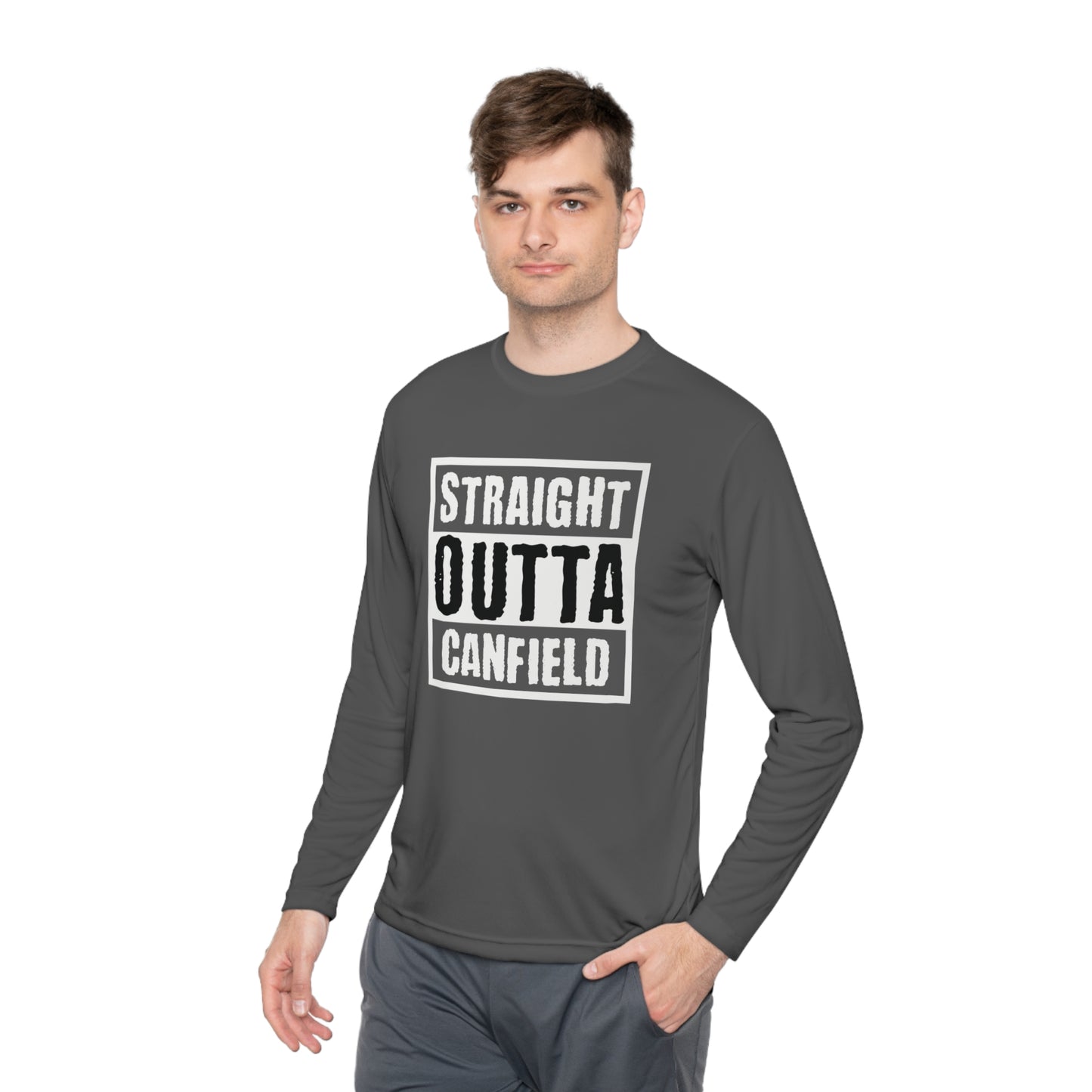 "Straight Outta Canfield",  Lightweight Long Sleeve Tee,