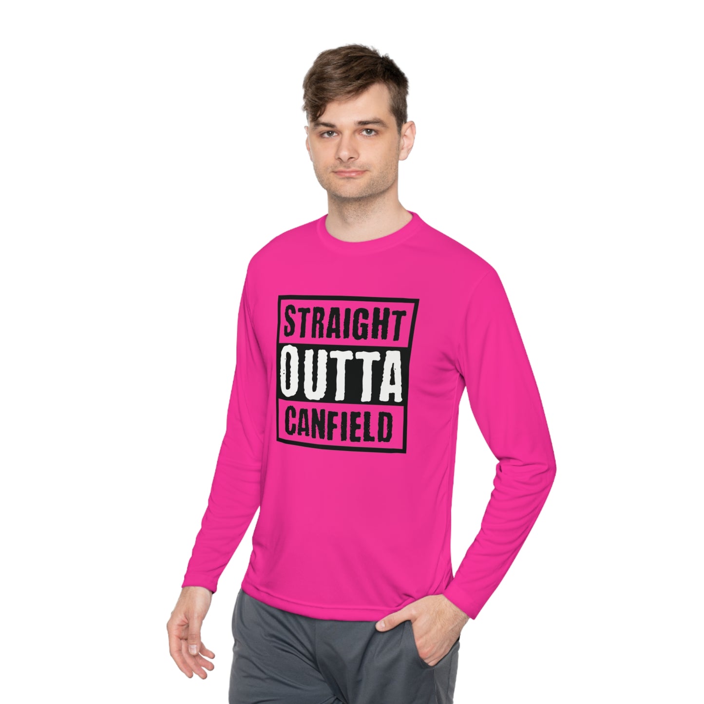 "Straight Outta Canfield",  Lightweight Long Sleeve Tee,