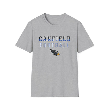 Back-the-Blue (Color Cut) Canfield Football Softstyle T-Shirt