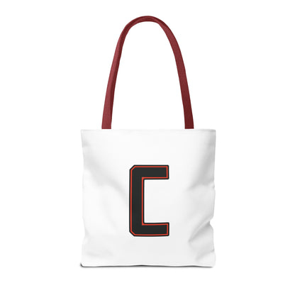 "Straight Outta Canfield" Tote Bag, Black "C"