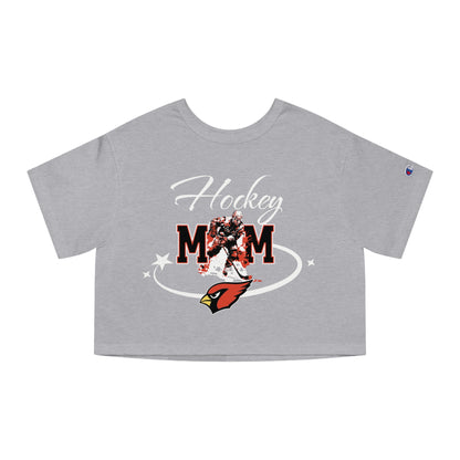 Hockey Mom, Women's Cropped T-Shirt