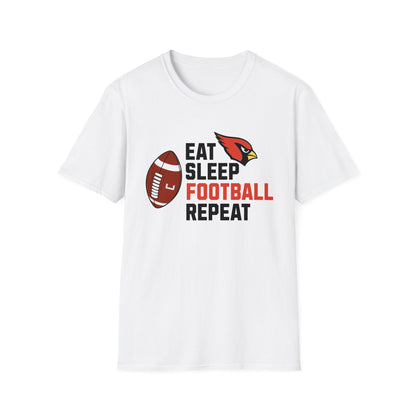 Eat, Sleep, Football, Softstyle T-Shirt