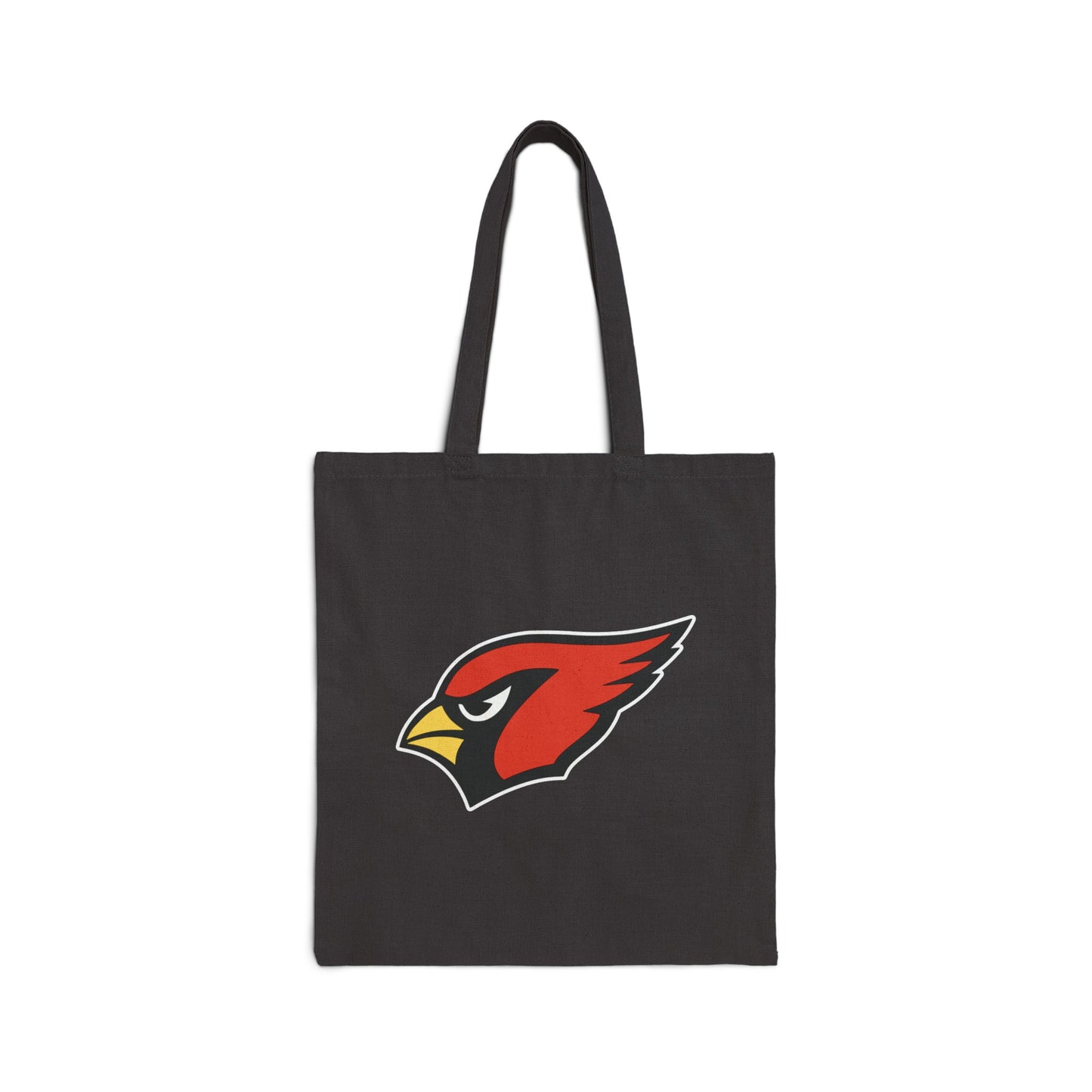 Canfield Cotton Canvas Tote Bag, Red Cardinal,  Red "C"