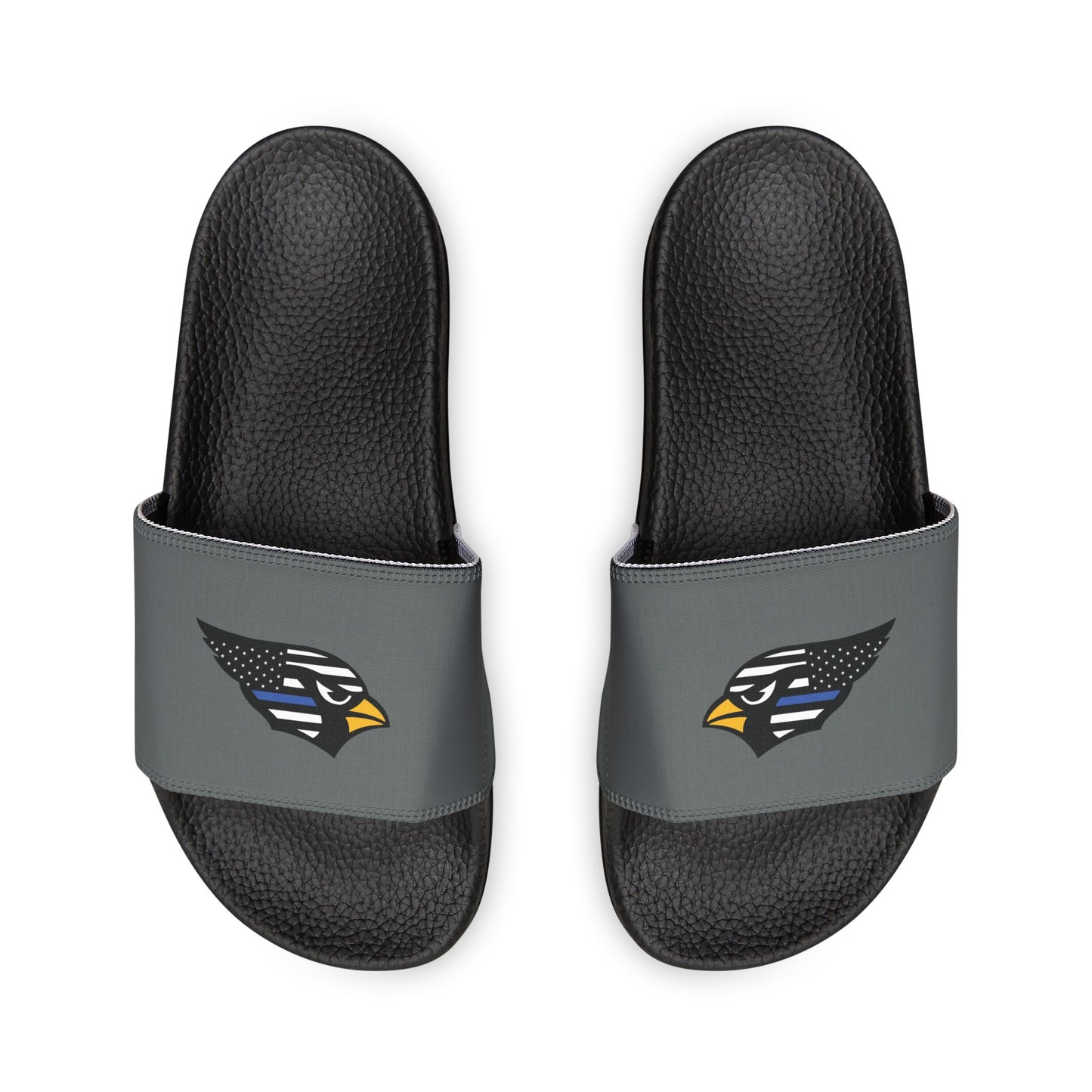 Men's Slide Sandals, Back the Blue Cardinal