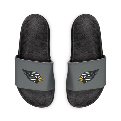 Men's Slide Sandals, Back the Blue Cardinal