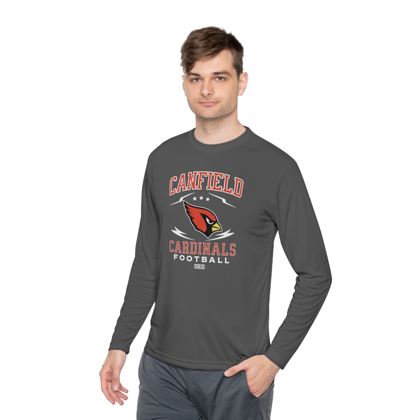 Canfield Cardinals (Football), Moisture-Wicking Long Sleeve Tee