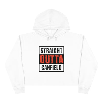 "Straight Outta Canfield" Crop Hoodie